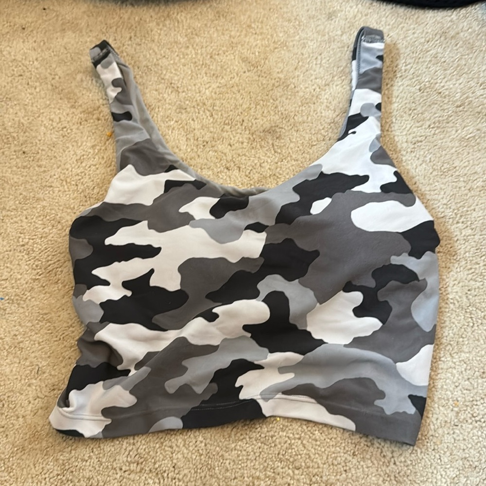 camo athletic tank top